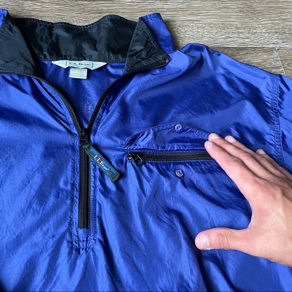 L.L.Bean Purple Windbreaker - Picture 6 of 10